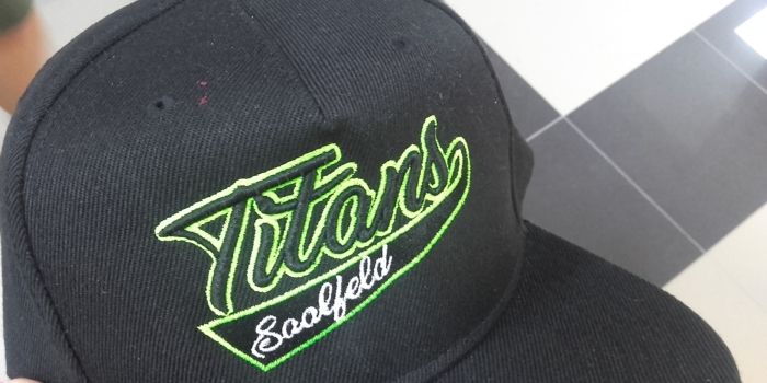 Neue Basecaps für Saalfeld Titans
