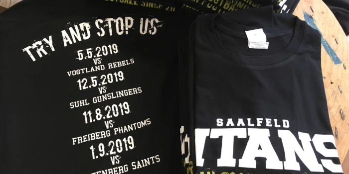 Saisonshirt 2019 Titans Saalfeld